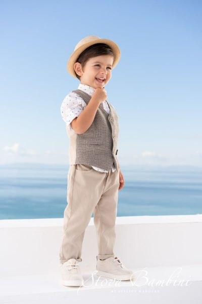 bbbbbbbbbbΒαπτιστικά ρούχα για αγόρι Stova Bambini SS22 B6-6-9M