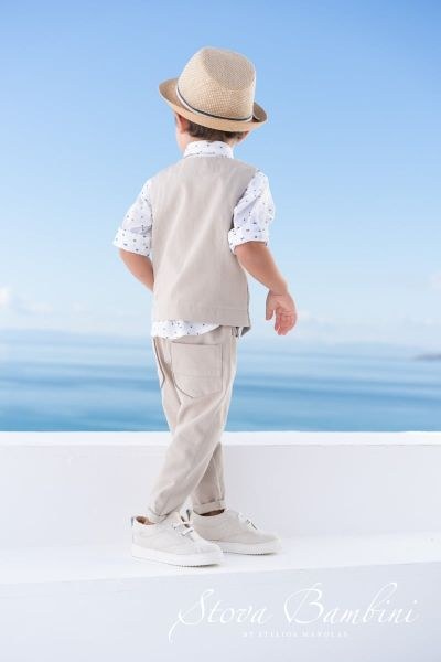 bbbbbbbbbbΒαπτιστικά ρούχα για αγόρι Stova Bambini SS22 B6-6-9M