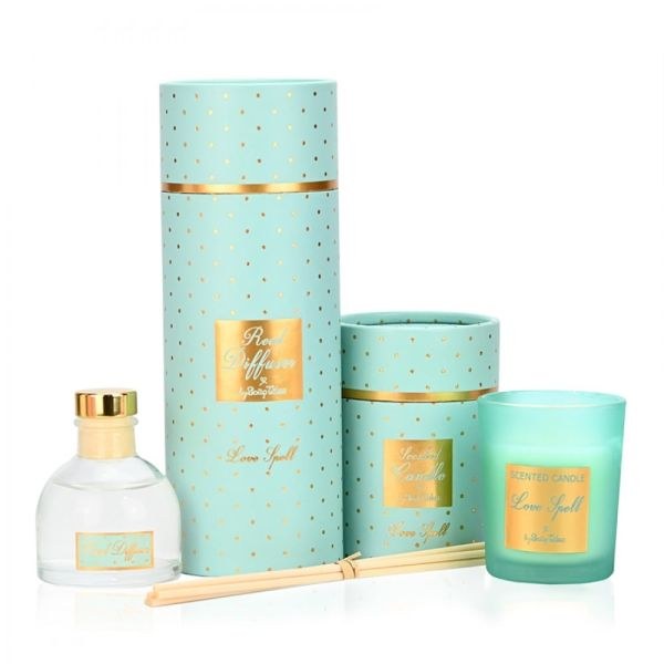 bbbbbbbbbbΑρωματικό χώρου βεραμάν χρυσό πουά love spell 50ml