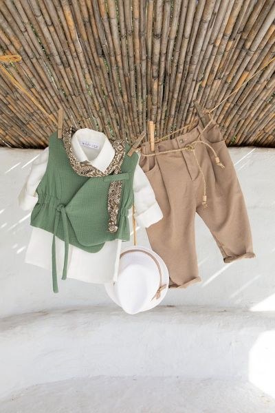 bbbbbbbbbbΒαπτιστικά ρούχα για αγόρι Bambolino Molina