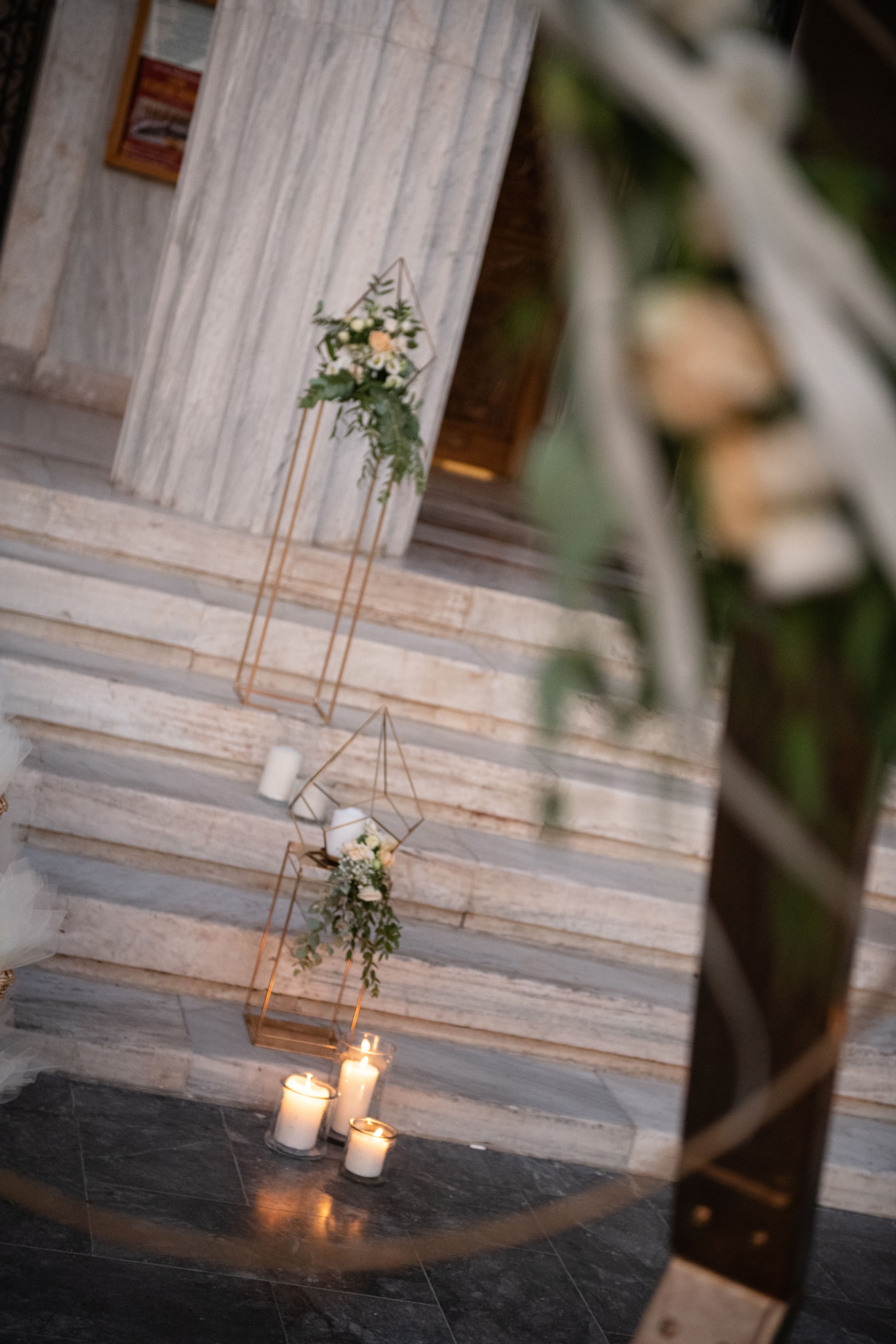 Ο στολισμός γάμου του Θοδωρή και της Ιωάννας