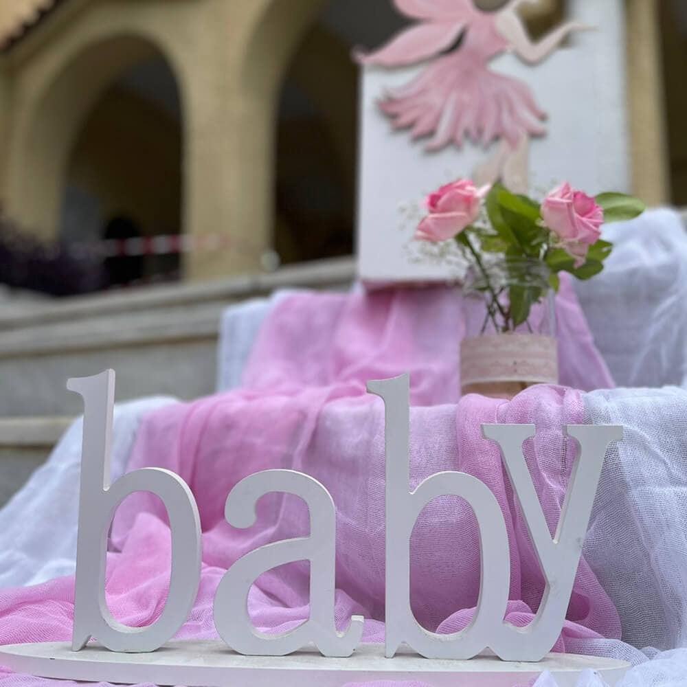 Στολισμός βάπτισης για κορίτσι της μικρής Νεφέλης - Θέμα βάπτισης νεράιδα