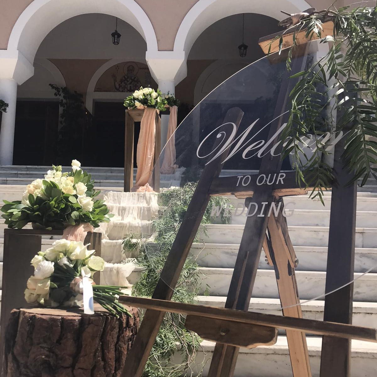 Ο στολισμός γάμου του Κίμωνα και της Νταλίνα