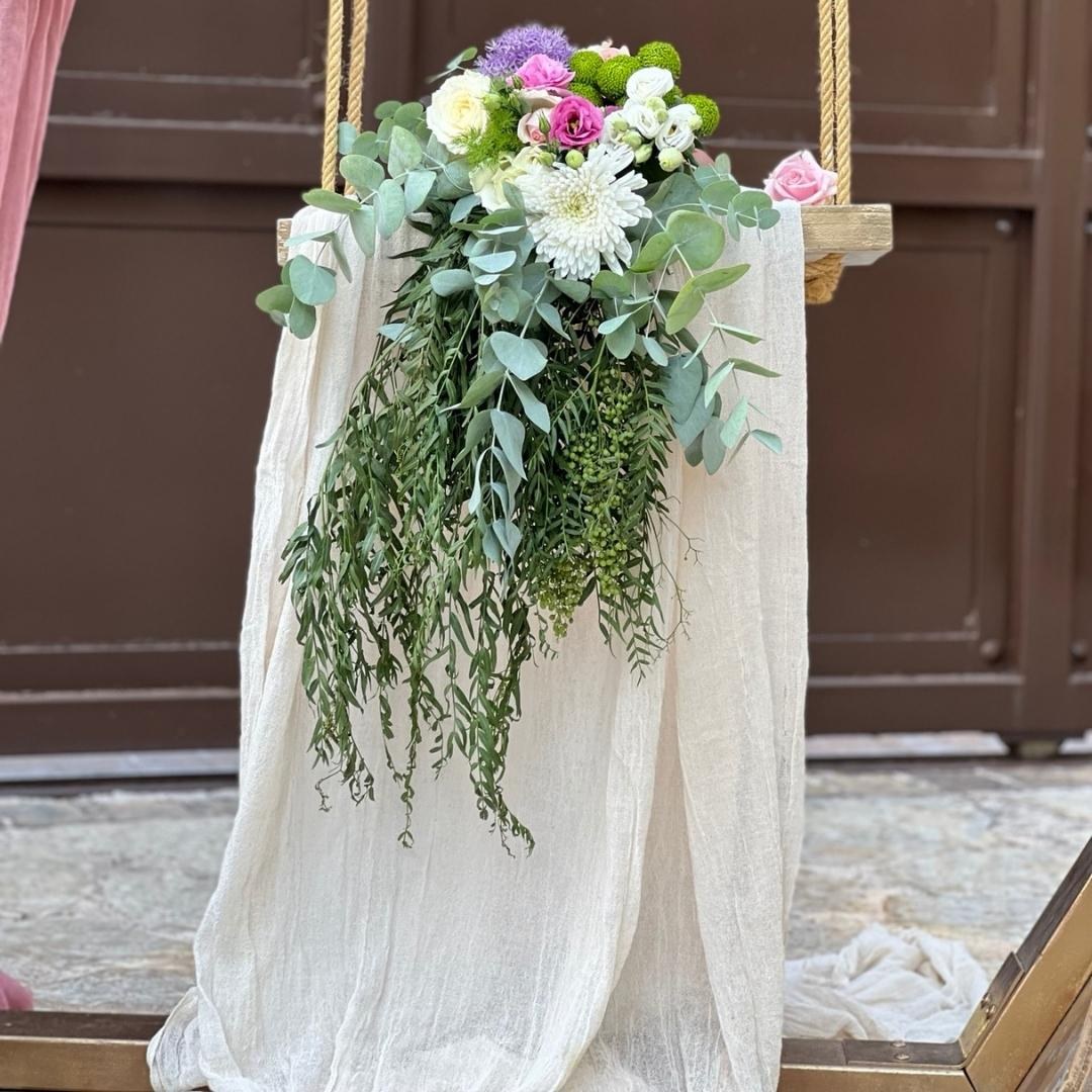 Στολισμός γάμου rustic