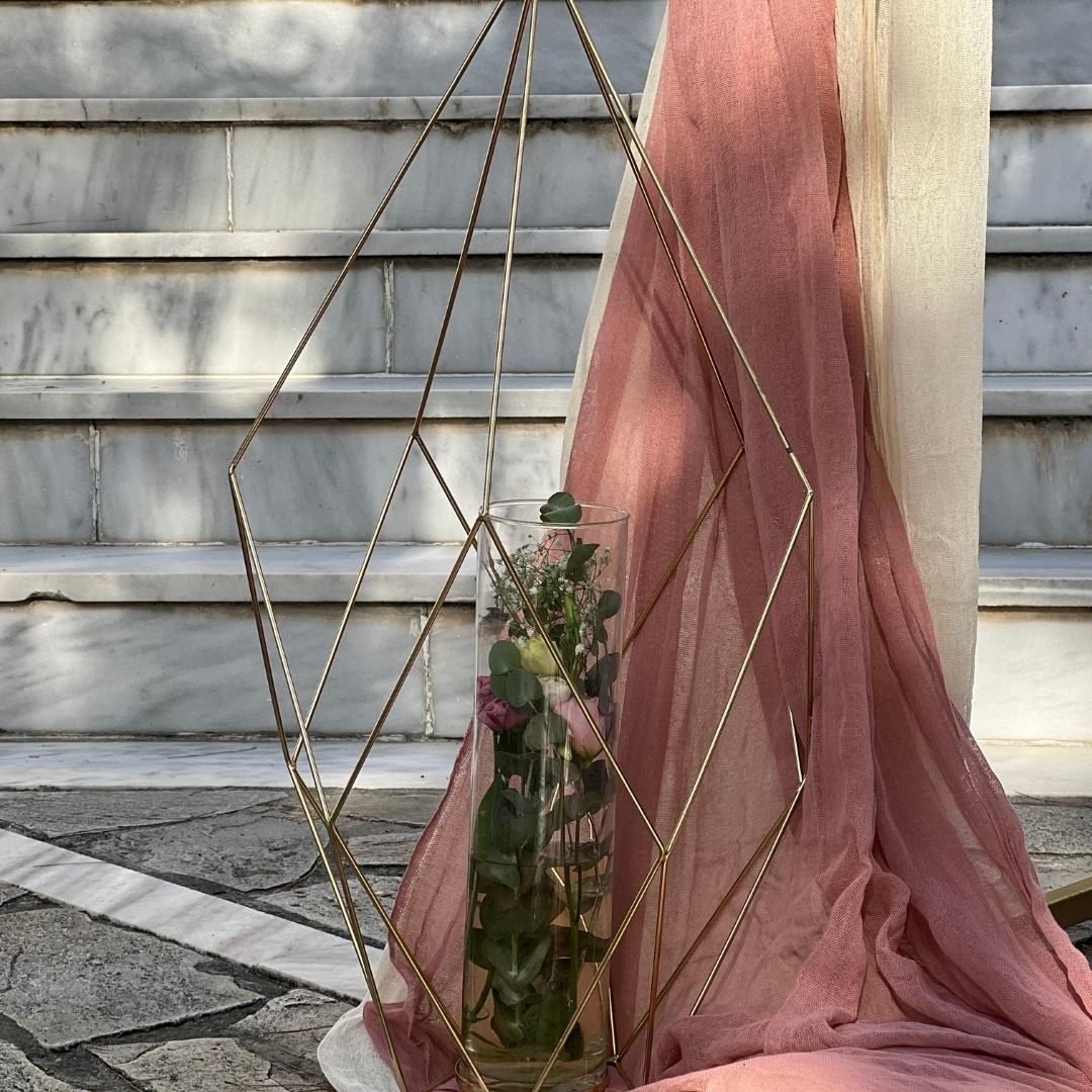 Στολισμός βάπτισης για κορίτσι - Θέμα βάπτισης πολύγωνο