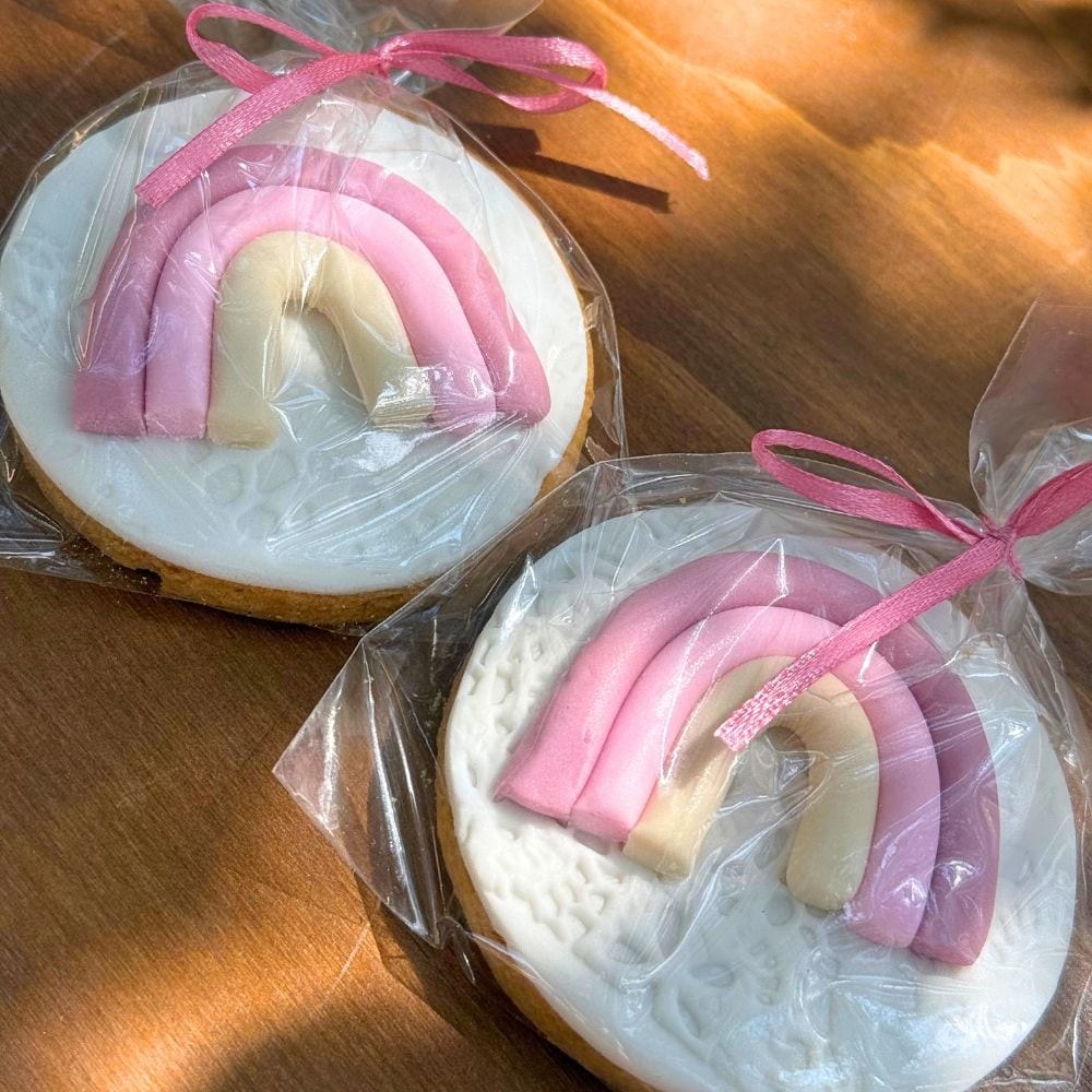 Boho rainbow candy bar βάπτισης για κορίτσι