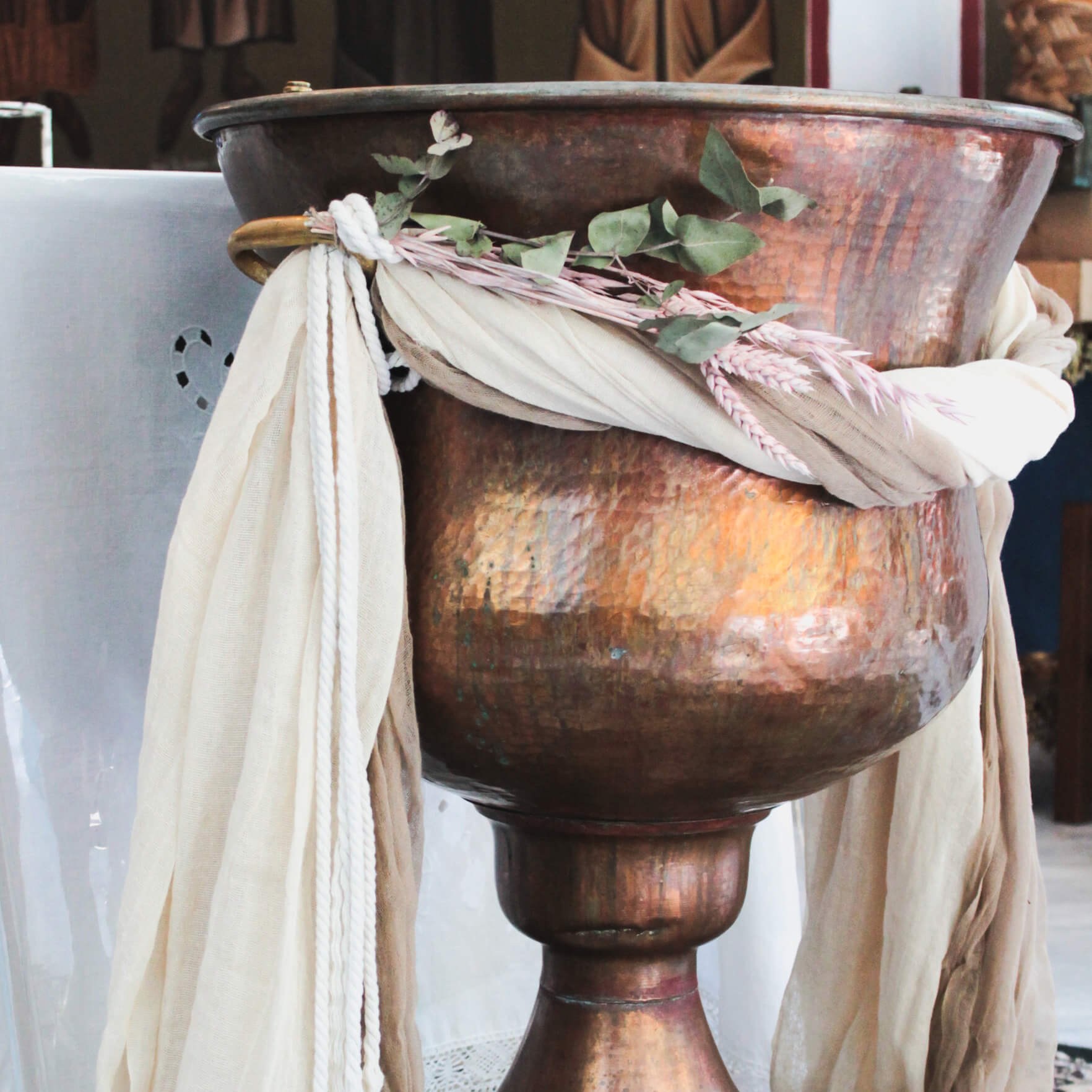 Στολισμός βάπτισης για κορίτσι της μικρής Χριστίνας - Θέμα βάπτισης λουλούδια