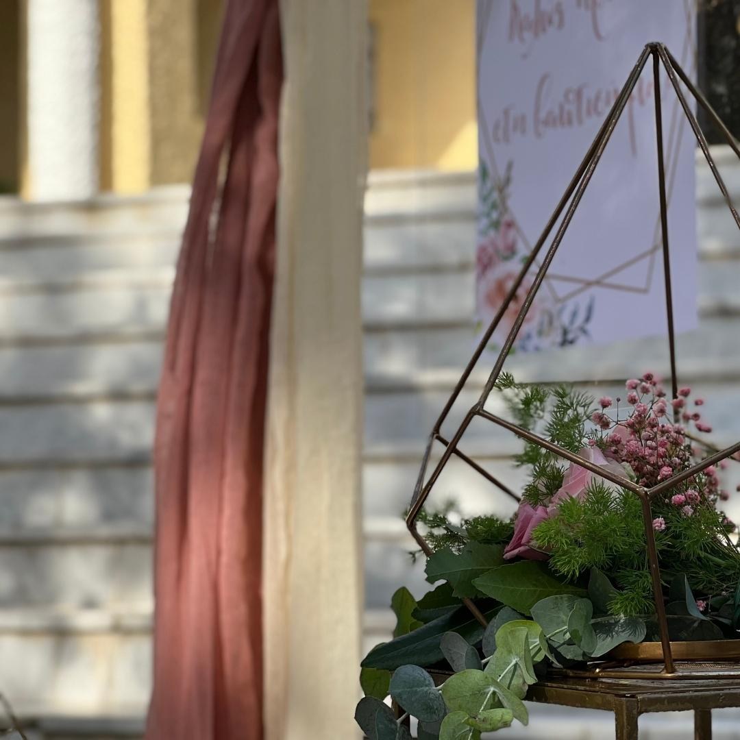 Στολισμός βάπτισης για κορίτσι - Θέμα βάπτισης πολύγωνο