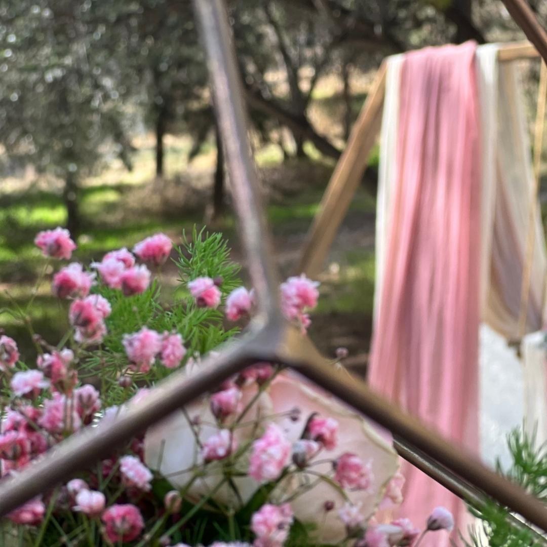 Στολισμός βάπτισης για κορίτσι - Θέμα βάπτισης πολύγωνο