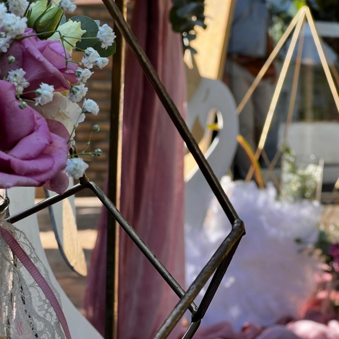 Στολισμός βάπτισης για κορίτσι με θέμα τον κύκνο