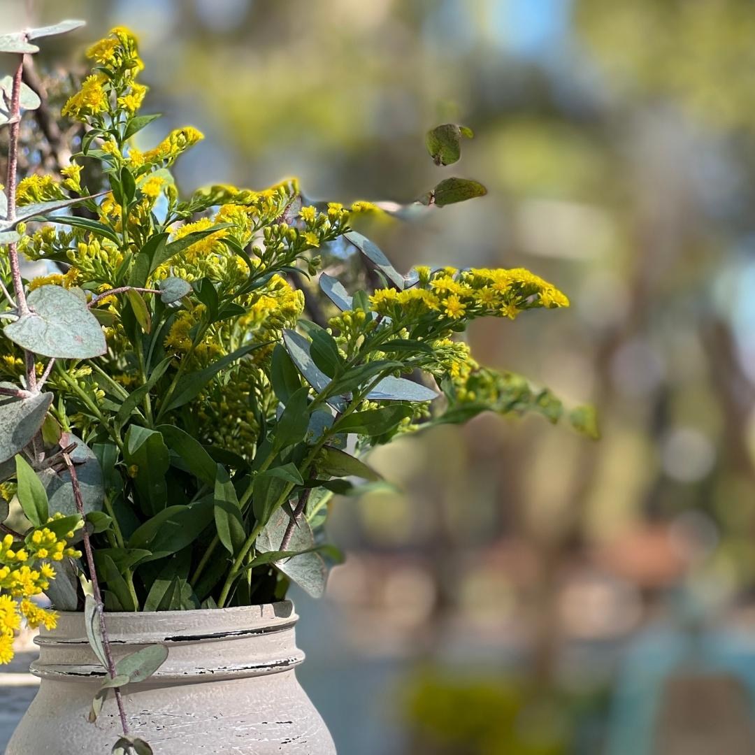 Στολισμός βάπτισης για κορίτσι - Boho style με τρίγωνα