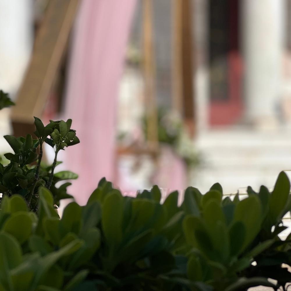 Στολισμός βάπτισης της Εύας-Πένυς-Θέμα γεωμετρικά σχήματα 