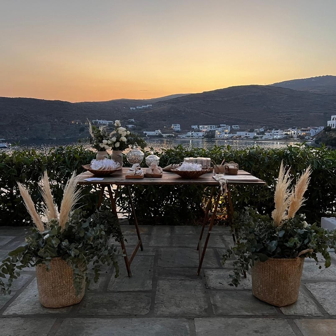 Candy bar βάπτισης και γάμου - Bohemian