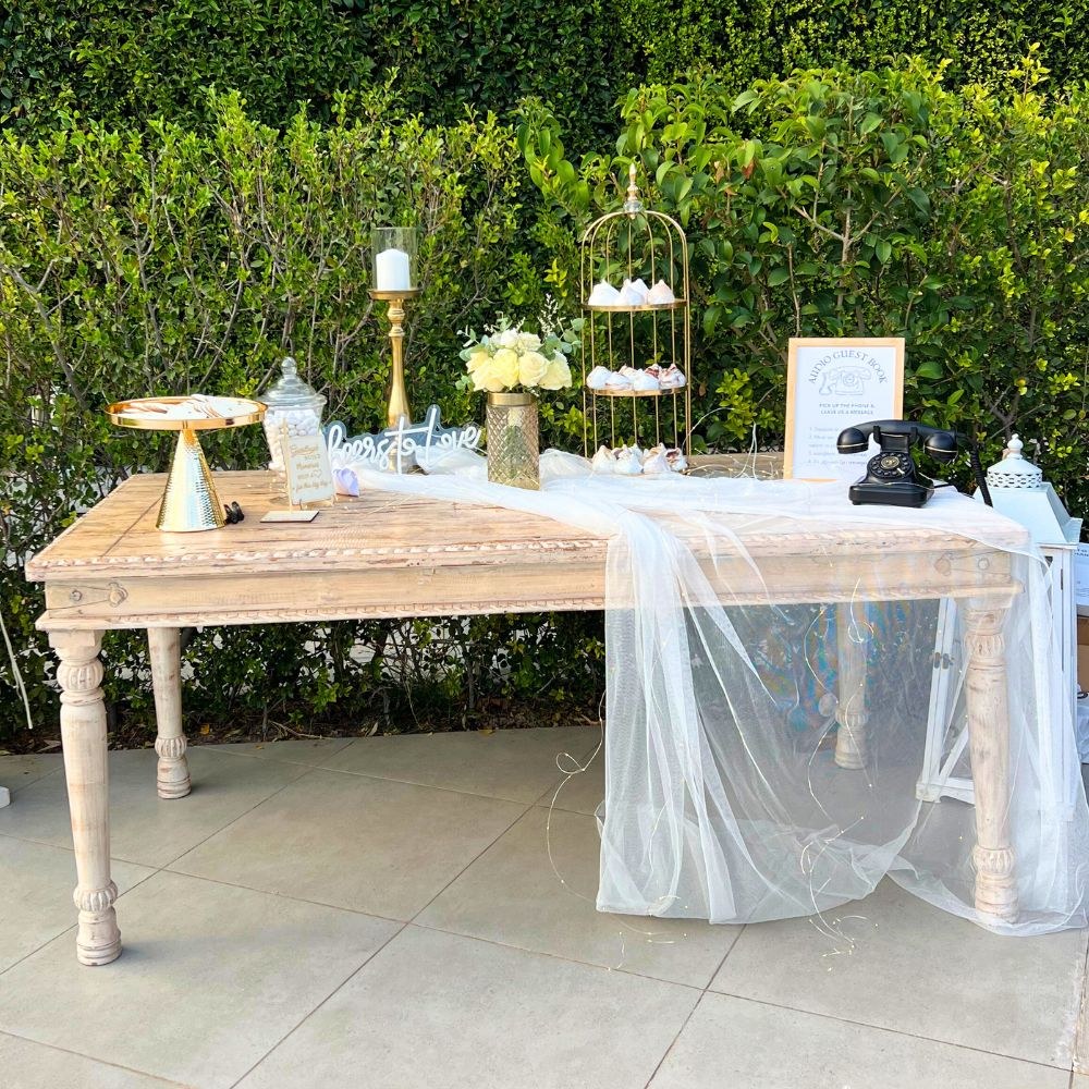 Elegant candy bar γάμου - Τραπέζι ευχών γάμου