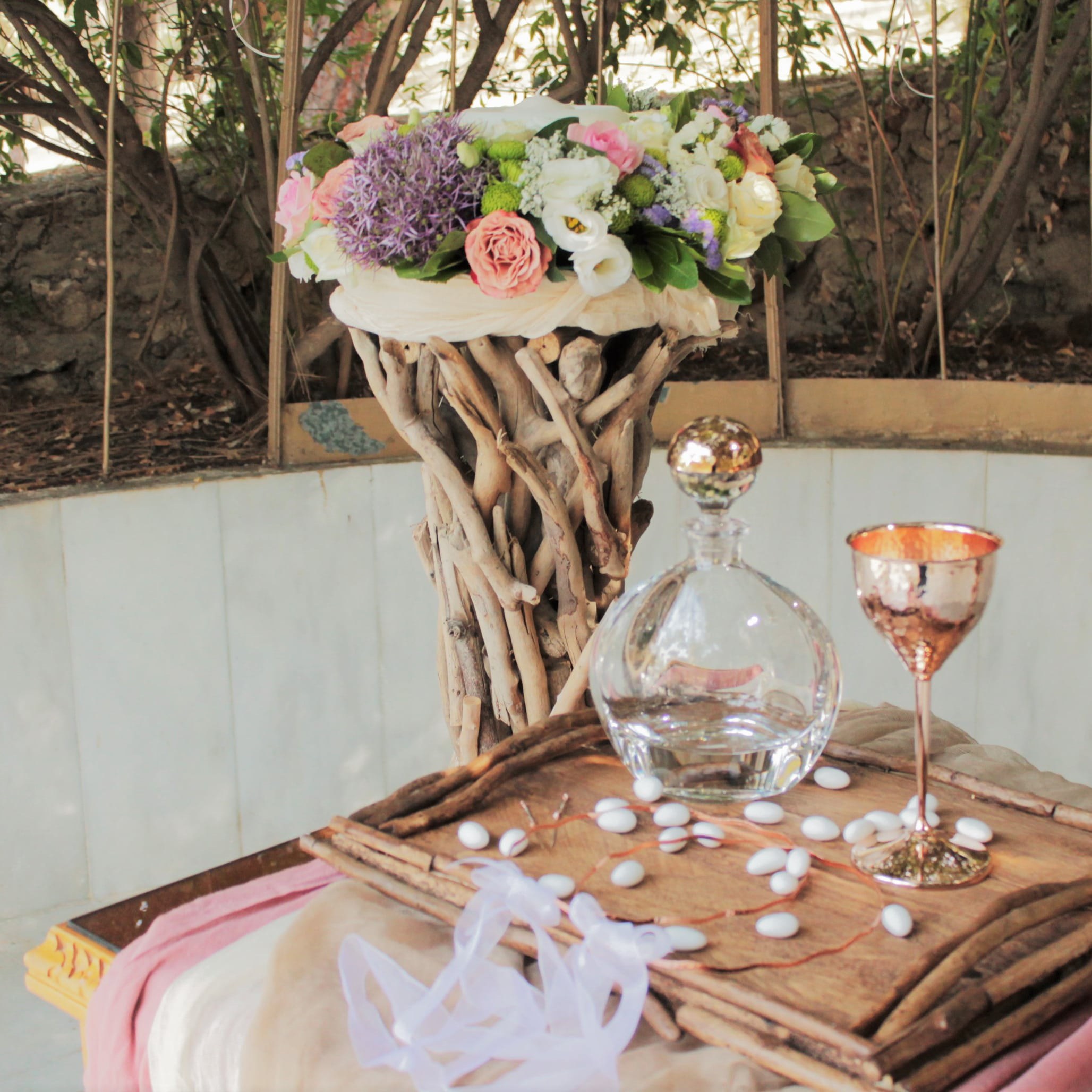 Ο στολισμός γάμου του Γρηγόρη και της Κωνσταντίνας