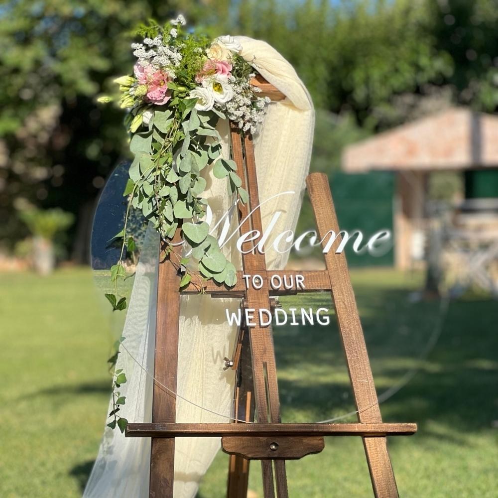 Διακόσμηση γάμου rustic