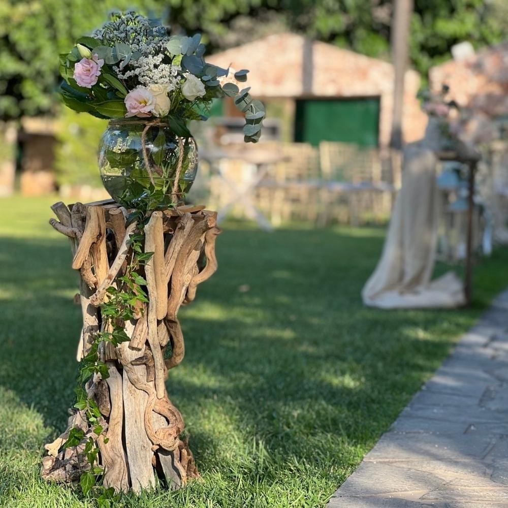 Διακόσμηση γάμου rustic