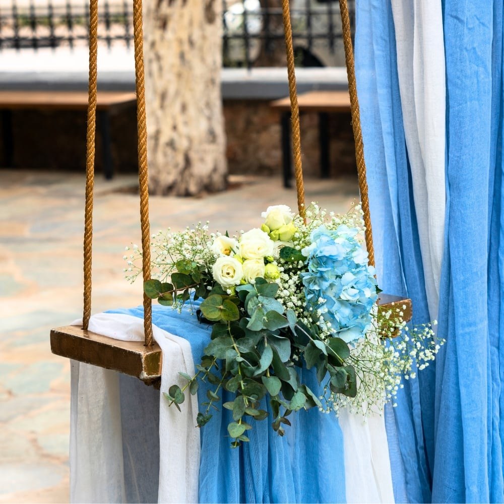 Στολισμός βάπτισης για αγόρι με θέμα το αστέρι