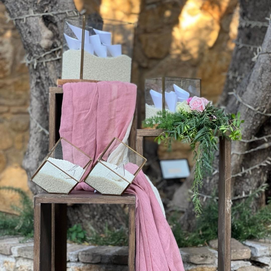 Στολισμός γάμου rustic