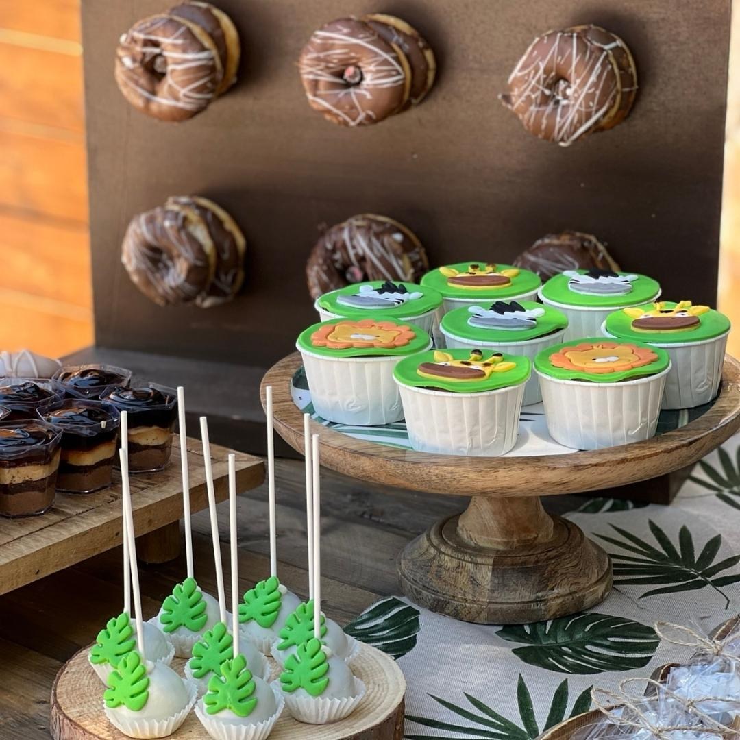 Candy bar βάπτισης - Θέμα Candy bar ζώα της ζούγκλας