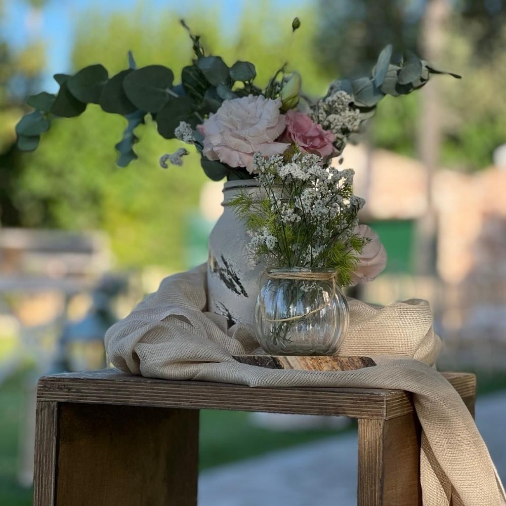 Διακόσμηση γάμου rustic