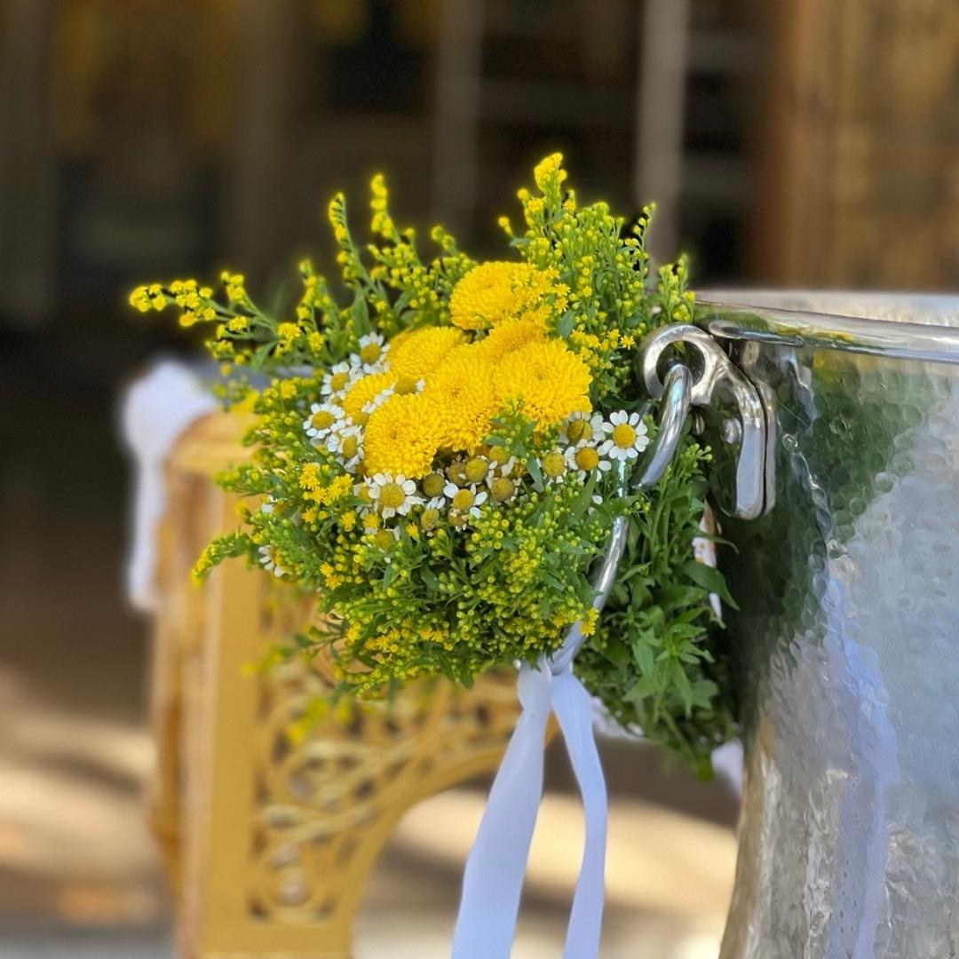 Στολισμός βάπτισης για κορίτσι - Θέμα βάπτισης λεμόνι και morrocain vintage