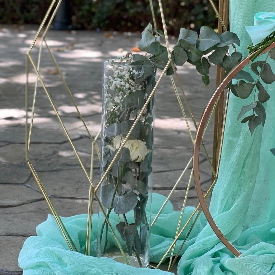 Στολισμός γάμου και βάπτισης - Θέμα γεωμετρικά σχήματα 