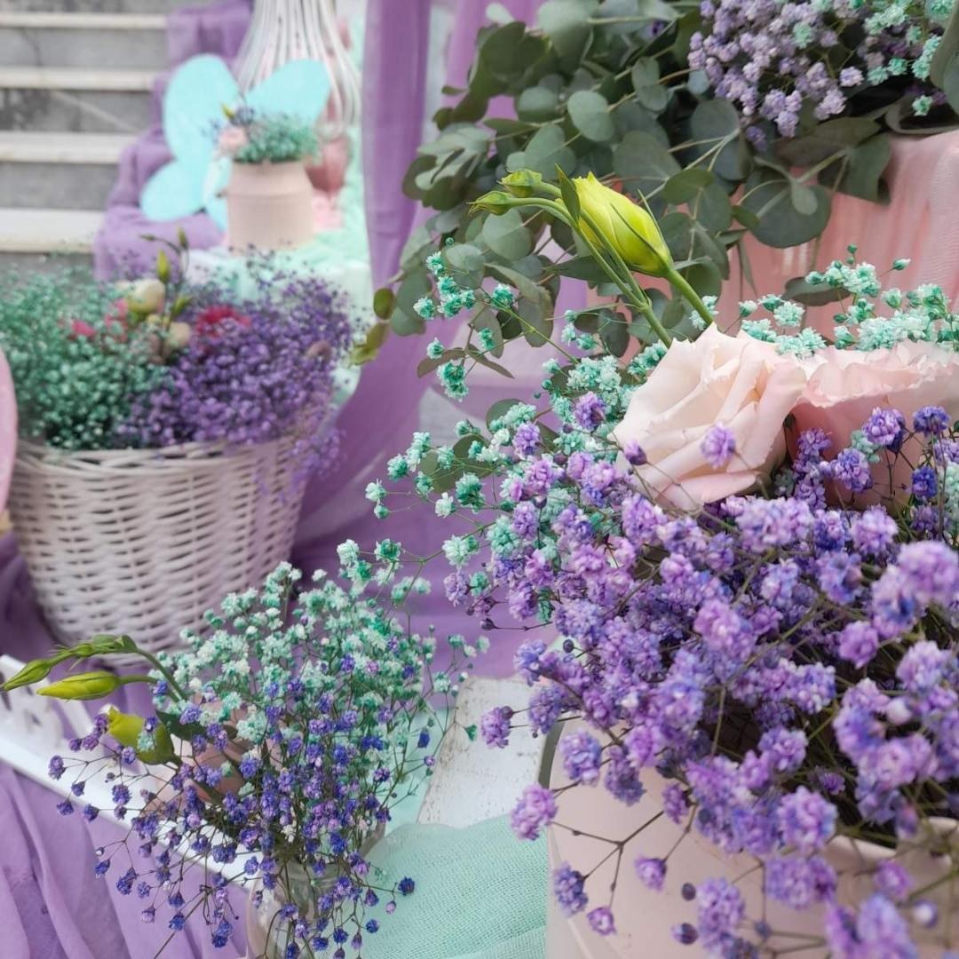 Στολισμός βάπτισης για κορίτσι - Θέμα βάπτισης η πεταλούδα