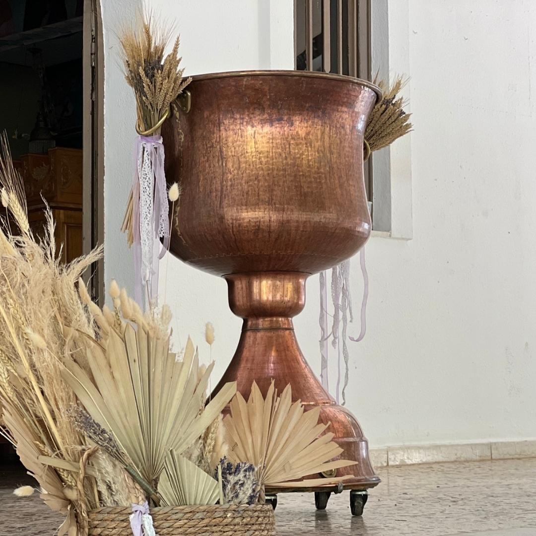 Στολισμός κολυμπήθρας για κορίτσι και αγόρι σε boho style