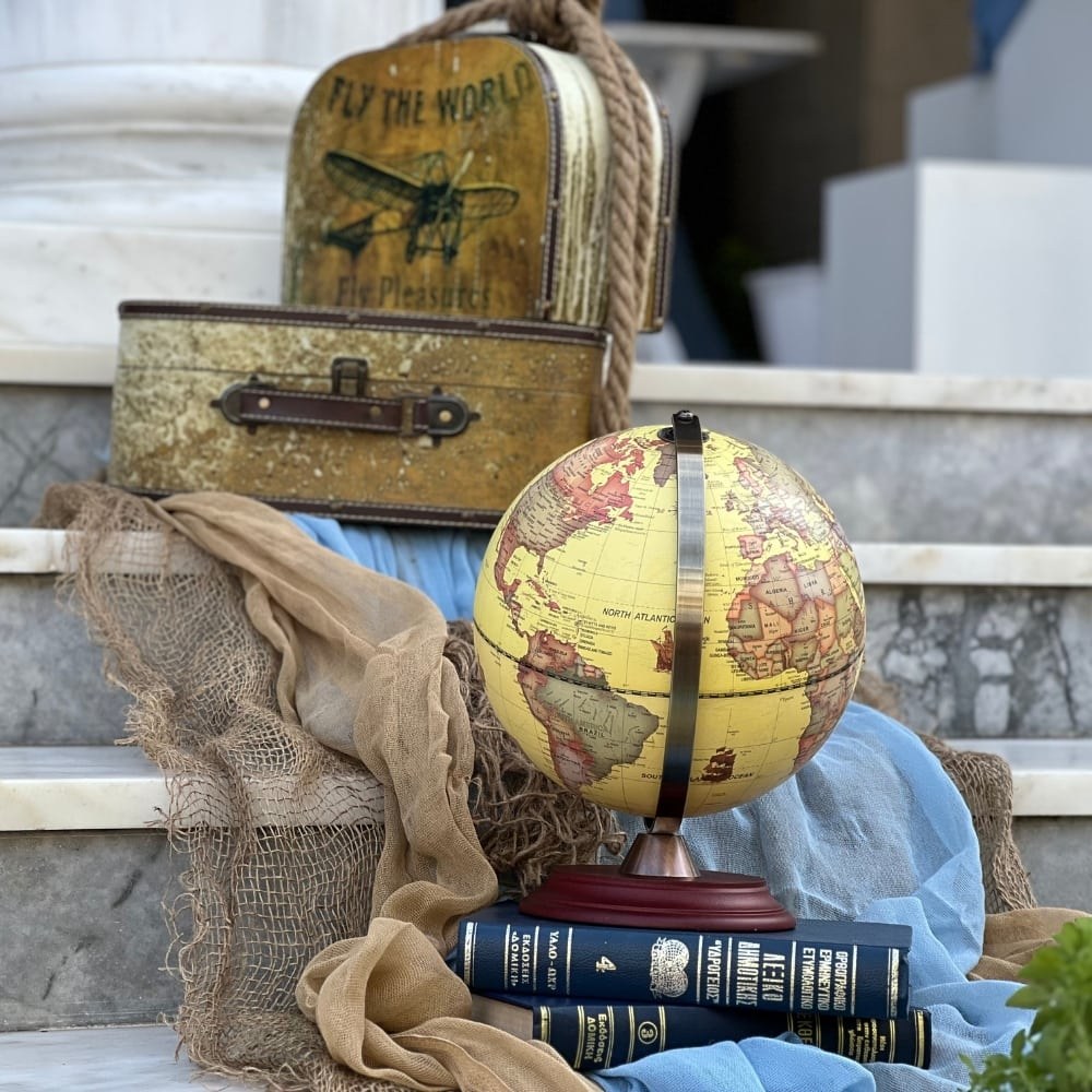 Στολισμός βάπτισης για αγόρι με ταξίδι