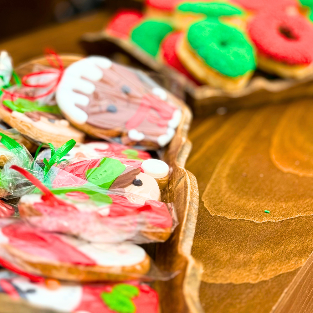 Candy bar βάπτισης για Χριστούγεννα