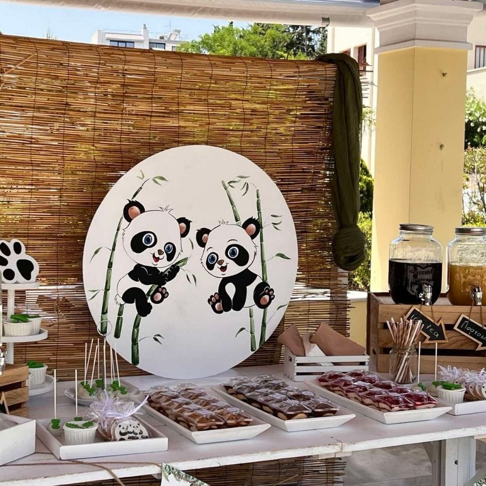 Candy bar βάπτισης - Θέμα βάπτισης Panda