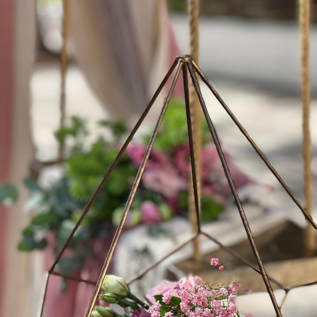 Στολισμός βάπτισης για κορίτσι - Θέμα βάπτισης πολύγωνο