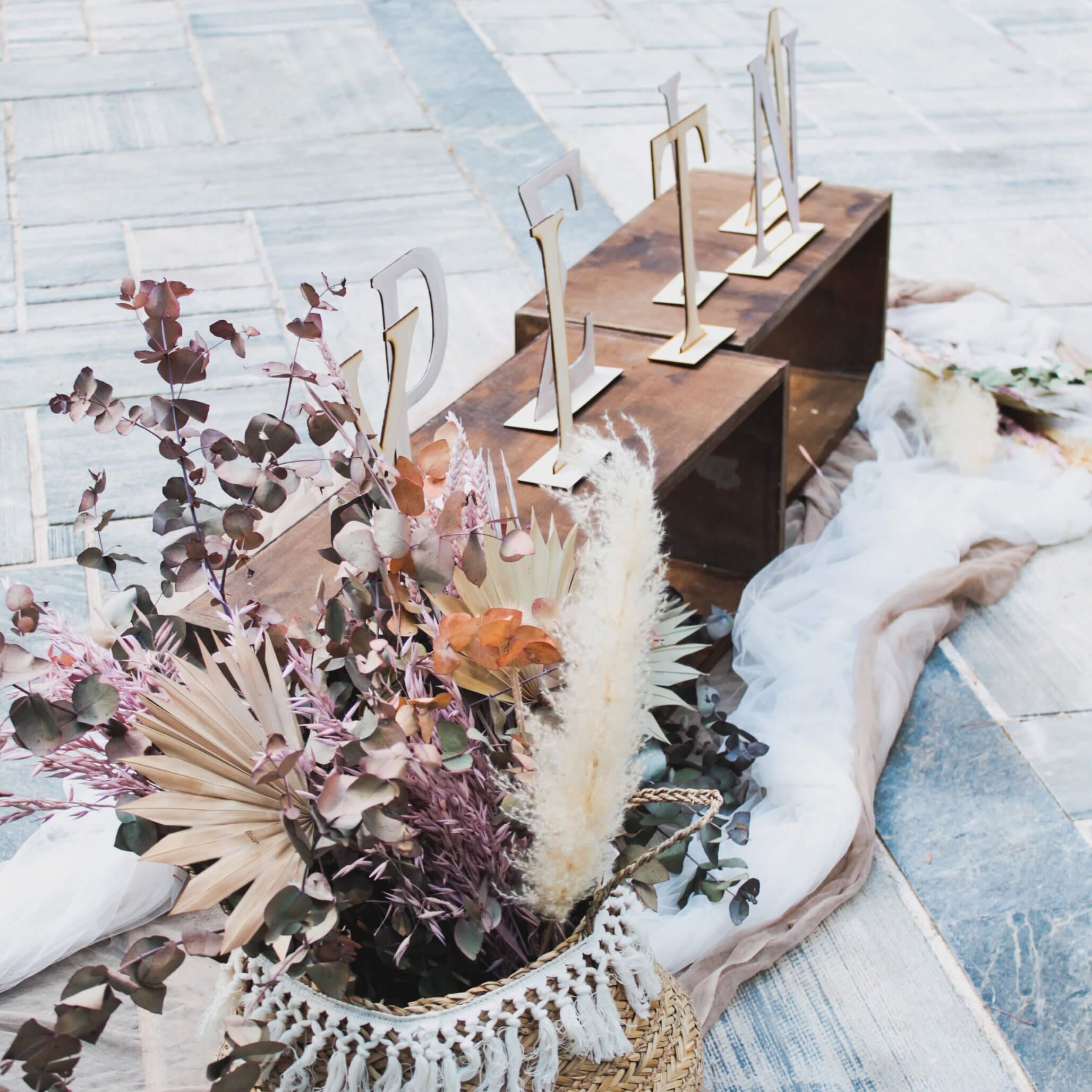 Στολισμός βάπτισης για κορίτσι της μικρής Χριστίνας - Θέμα βάπτισης λουλούδια