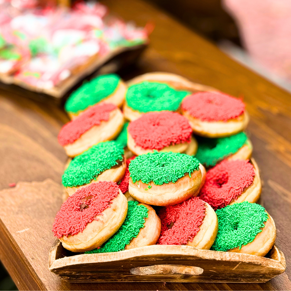 Candy bar βάπτισης για Χριστούγεννα