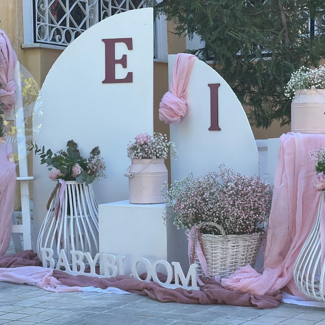 Στολισμός βάπτισης για κορίτσι