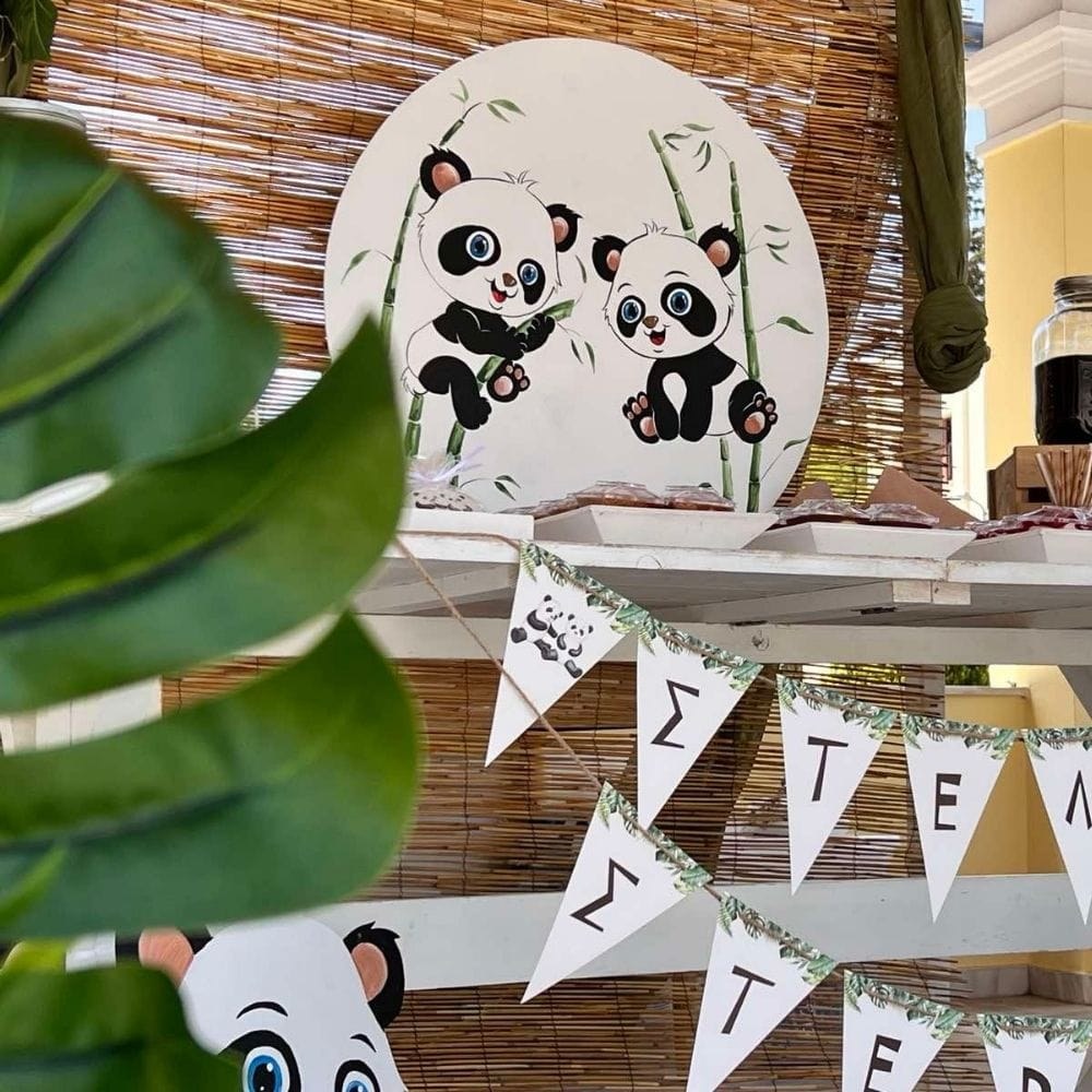 Candy bar βάπτισης - Θέμα βάπτισης Panda
