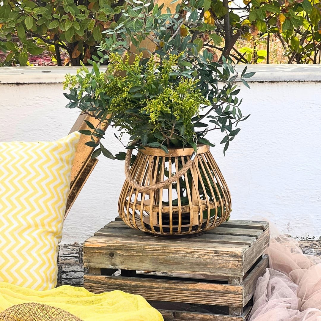 Στολισμός βάπτισης για κορίτσι με θέμα το λεμόνι