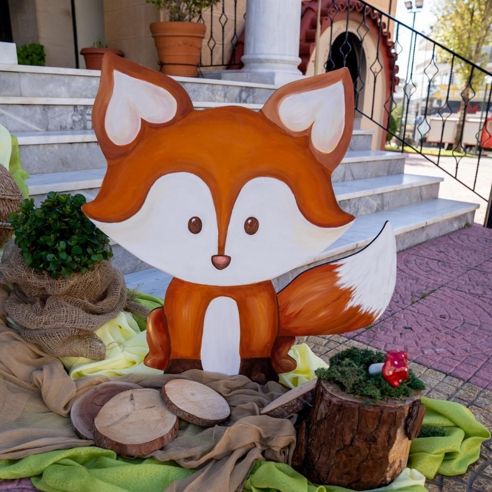 Στολισμός βάπτισης για αγόρι του μικρού Γεράσιμου - Θέμα βάπτισης ζωάκια του δάσους