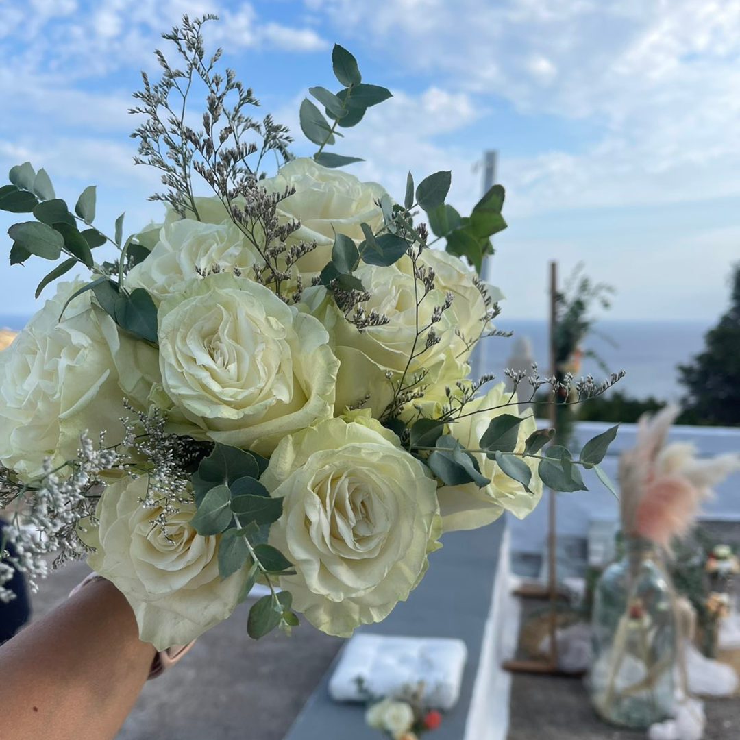 Στολισμός γάμου σε νησί - Ρομαντικός στολισμός στη Μήλο