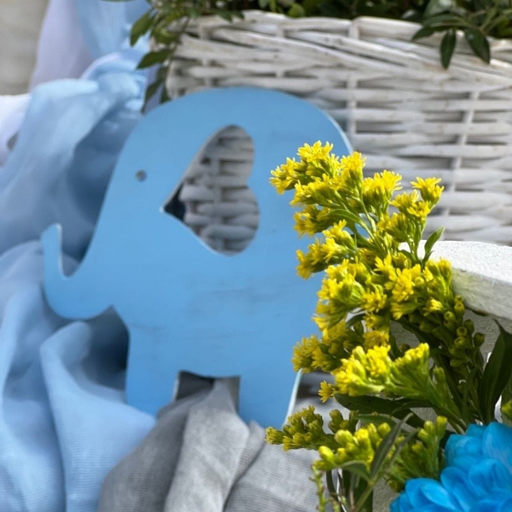 Στολισμός βάπτισης για αγόρι του Σωκράτη - Θέμα βάπτισης το ελεφαντάκι