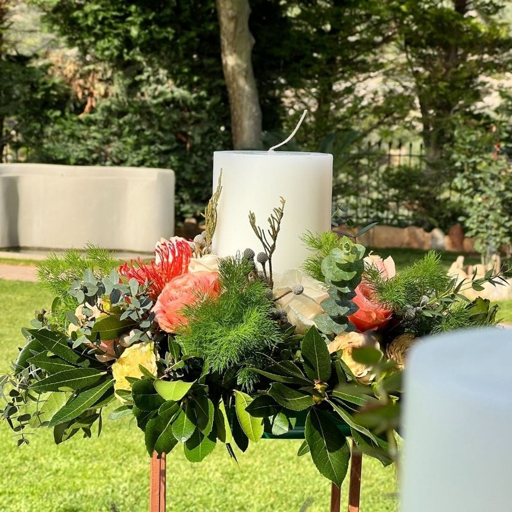 Ο στολισμός γάμου του Ανδρέα και της Ελισσάβετ