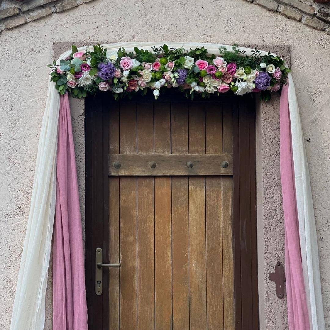 Στολισμός γάμου rustic