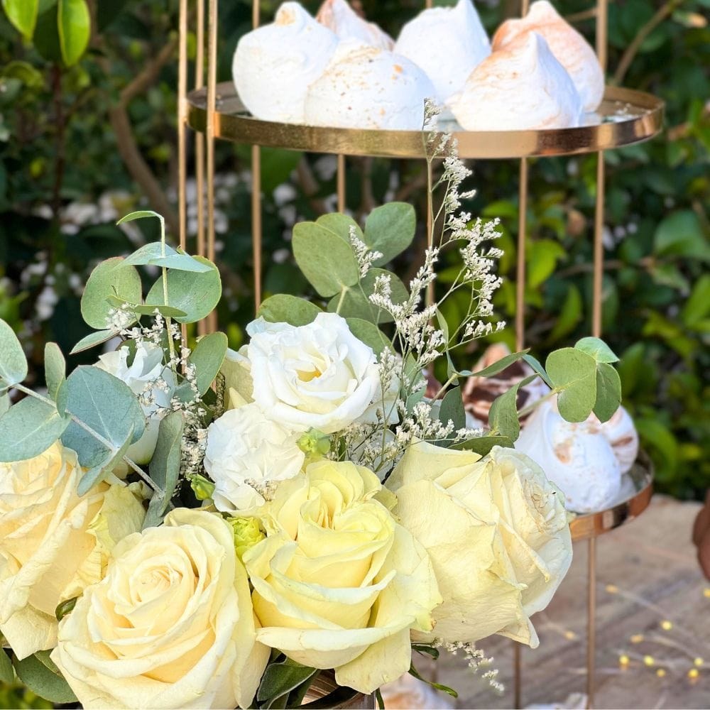 Elegant candy bar γάμου - Τραπέζι ευχών γάμου