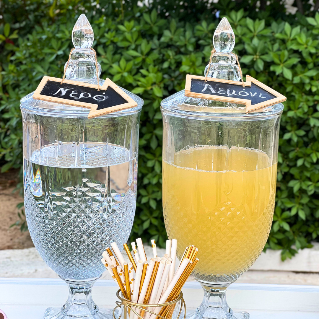 Candy bar βάπτισης για κορίτσι με μπαλόνια και αρκουδάκι