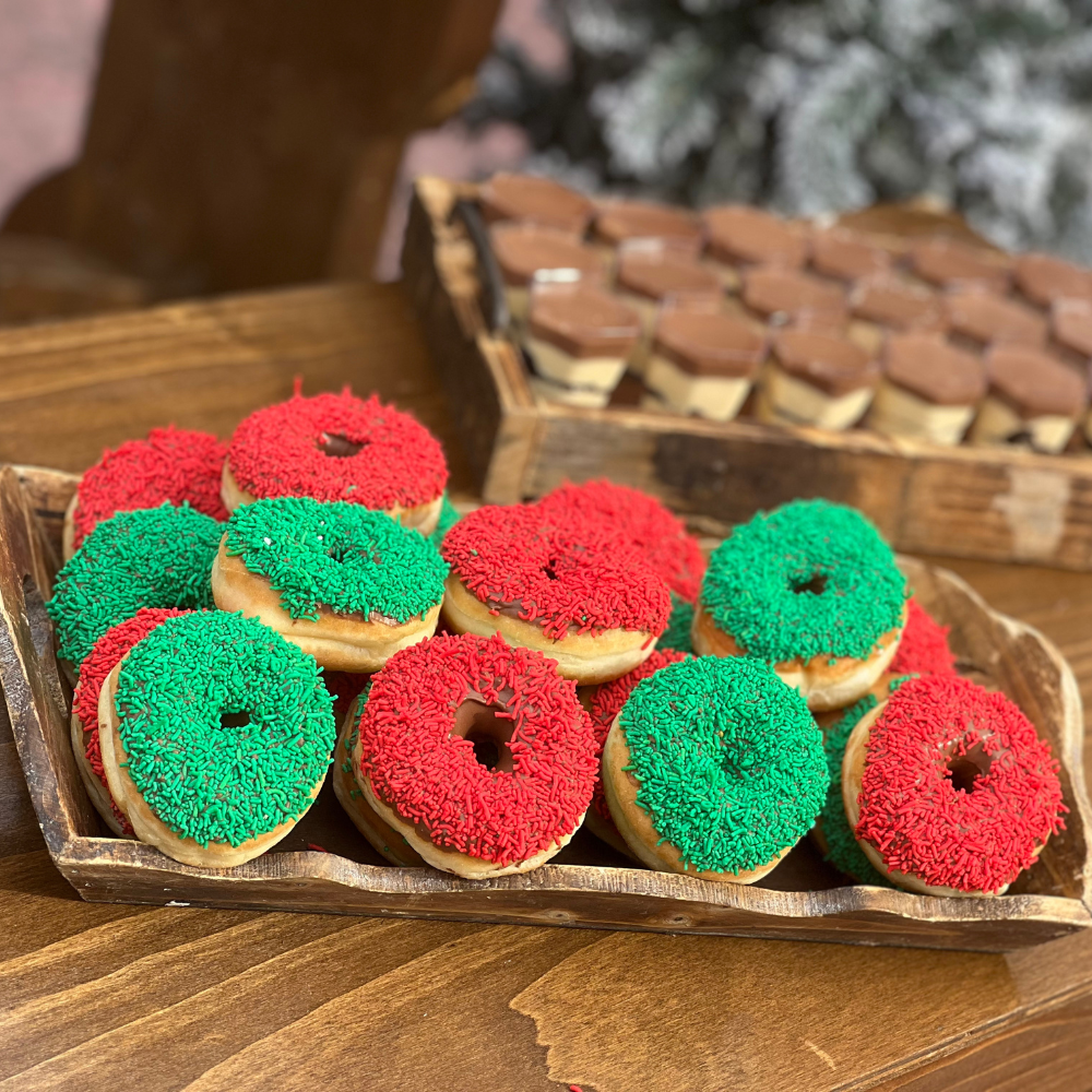 Candy bar βάπτισης για Χριστούγεννα