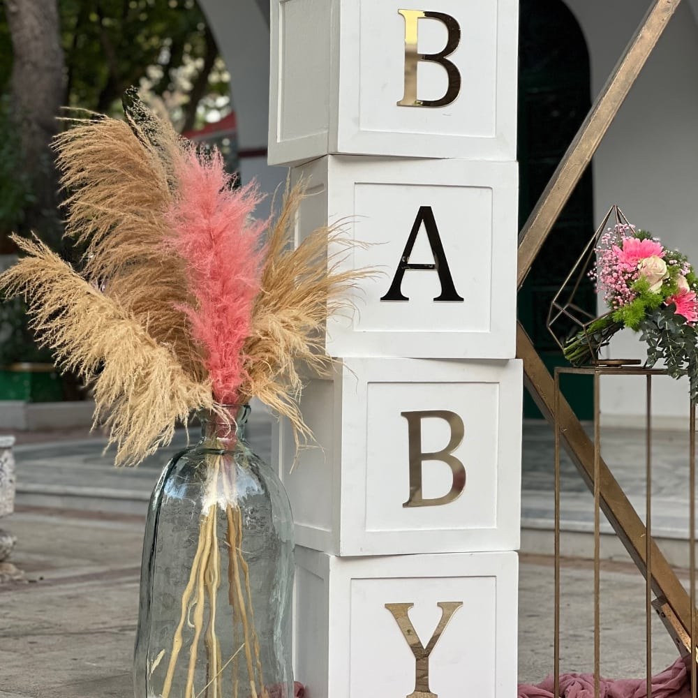 Στολισμός βάπτισης για κορίτσι με θέμα πριγκίπισσα - κορώνα