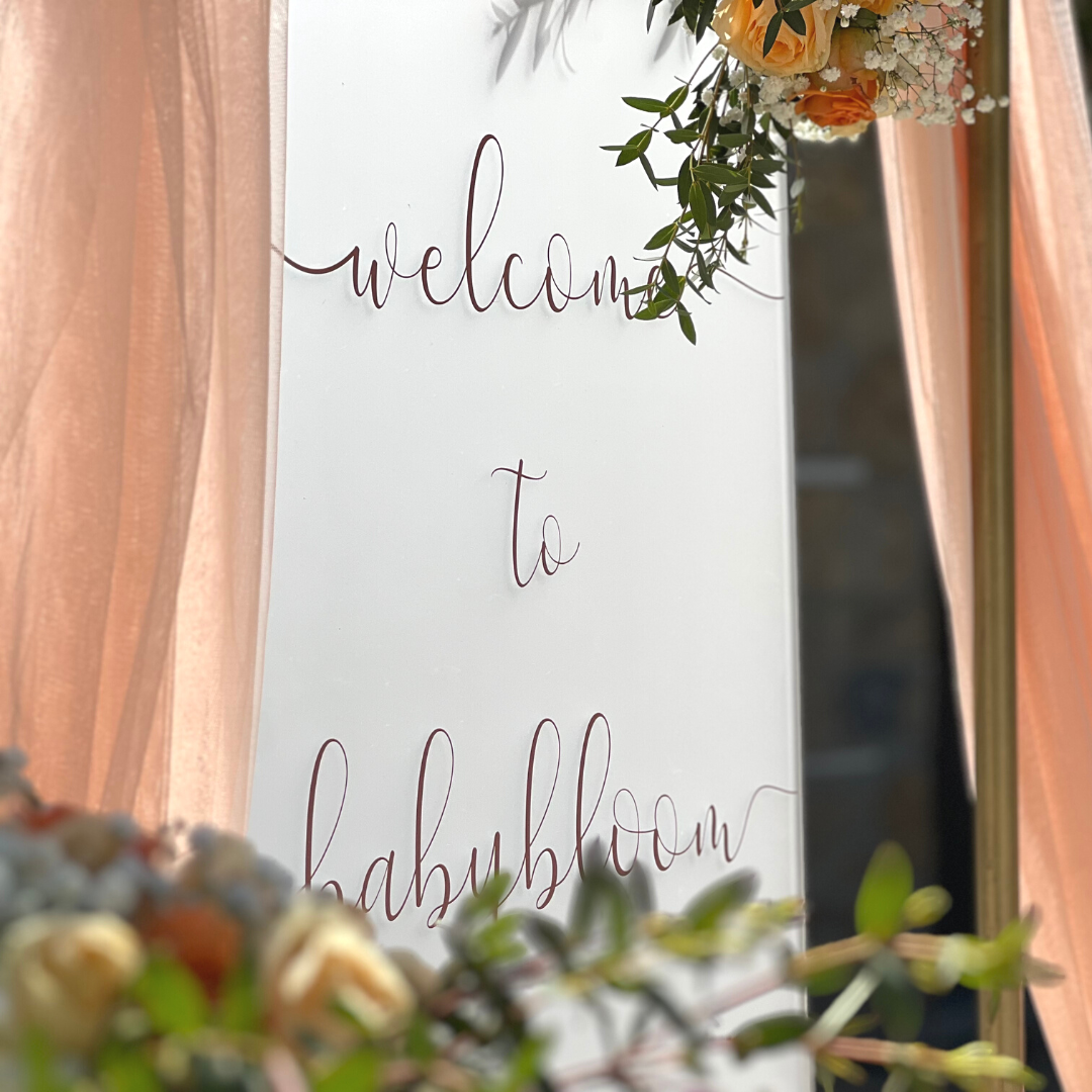 Στολισμός βάπτισης για κορίτσι - Στολισμός με λουλούδια