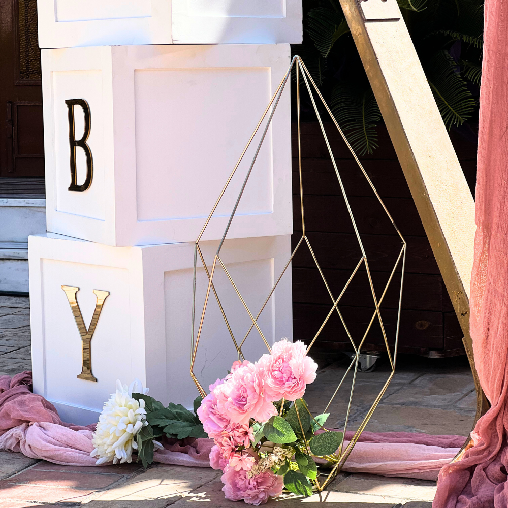 Στολισμός βάπτισης με αλεπού και ελαφάκι