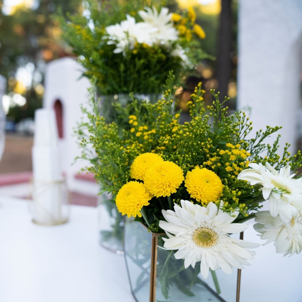 Στολισμός βάπτισης για αγόρι με λεμόνια